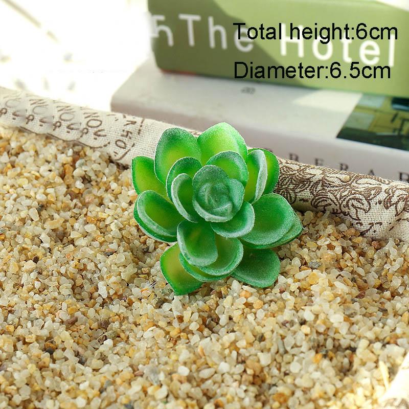 Модный унисекс зеленый креативный DIY сад имитация кактуса украшения поддельные разнообразные домашние растения искусственные суккуленты