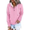 Women's Casual Fashion Solid Color Long Sleeve Pullover Hoodies Sweatshirts