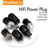 Preffair HiFi Rhodium Plated US/EU Power Plug IEC Connector Audio AMP CD Player AC Power Cord Connector Adapter for SpeakerGood Product