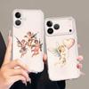 Мягкий чехол-бампер 'Ангел Малыш' для iPhone 17 Pro Max 13 Pro 15 16 XR 11 12 Mini XS Max Air 7 8 14 Plus