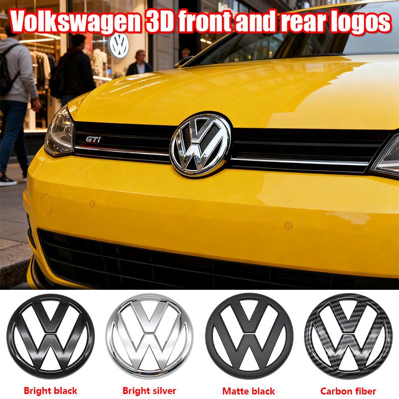 Volkswagen VW Golf 7 MK7 Front Hood Rear Boot Emblem Cover Trim Logo Badge Sticker Exterior Decoration Car Styling 2013-2017 zl3