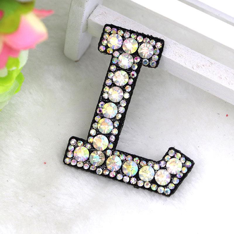 Шарм английский алфавит AZ значок буквы аппликация 3D стразы буквы нашивка горячая распродажа утюг на высокое качество популярный 1 шт для одежды обувь сумка