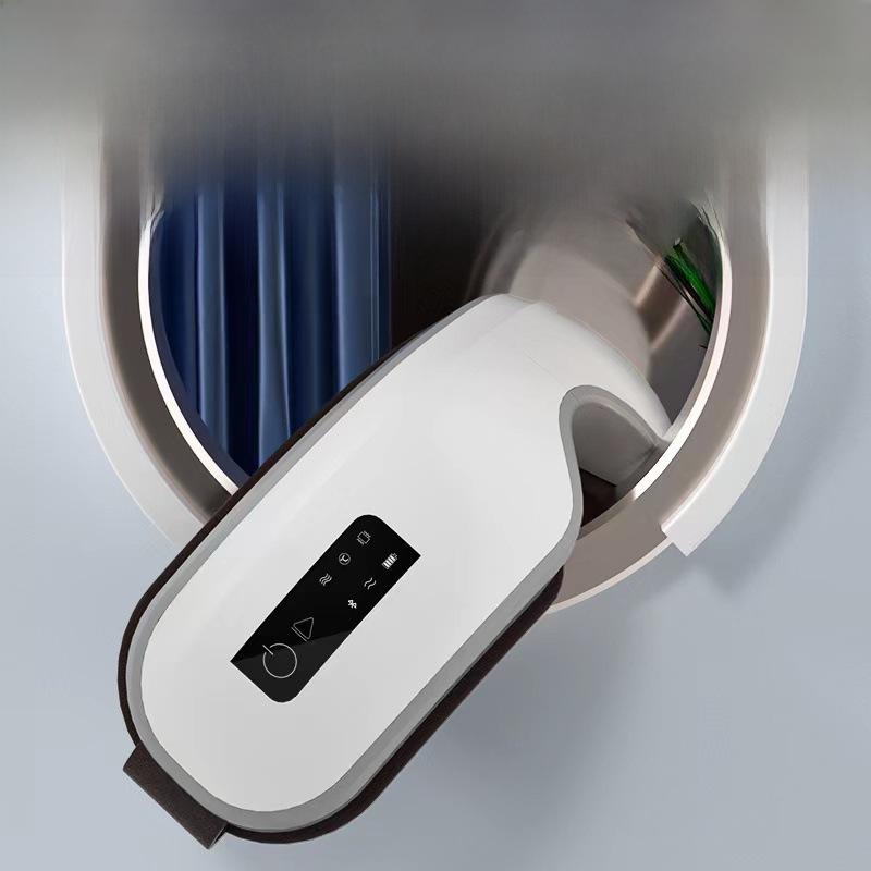 Массажер для глаз Bluetooth с вибрацией, акупунктурой и тепловой терапией для снятия усталости глаз