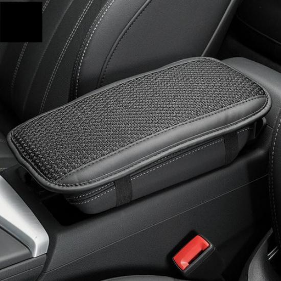 Car Center Console Box Pad Armrest Cushion Cover Leather Protector For 4 Season