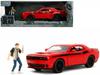 JADA TOYS Walking Dead Glen Figure Dodge Challenger 2015 Red The Walking Dead Glen Challenger Mini Car 35185 1/24 [Item]