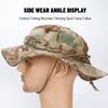 5pcs/1pc Camo Boonie Hat Sunscreen Breathable Bucket Hat Men's Outdoor Hiking Hunting Fishing Windproof Fisherman's Hat