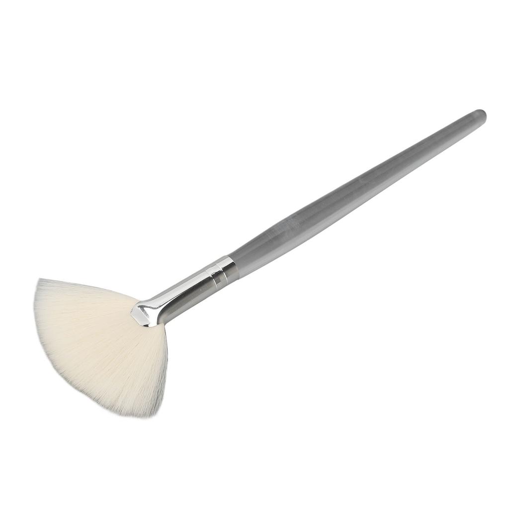 Кисть-веер для маски для лица с прозрачной ручкой, плоская косметическая кисть для лица для салона красоты, большая