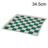 34.5Cm X 34.5Cm Chess Board For Children'S Educational Games Green & White Color