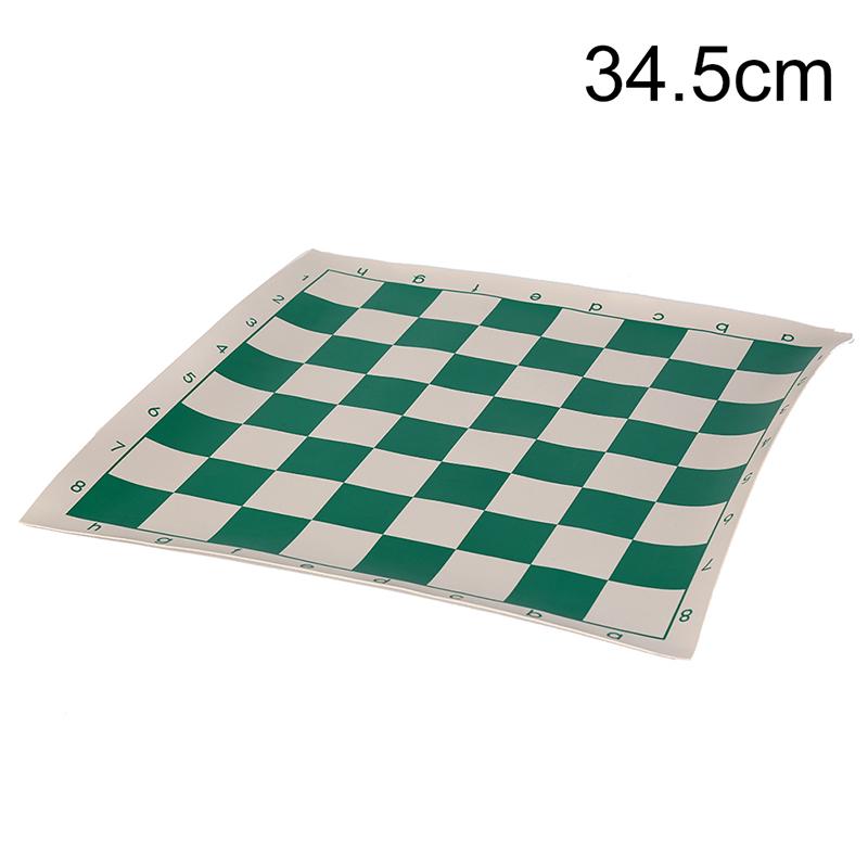 34.5Cm X 34.5Cm Chess Board For Children'S Educational Games Green & White Color