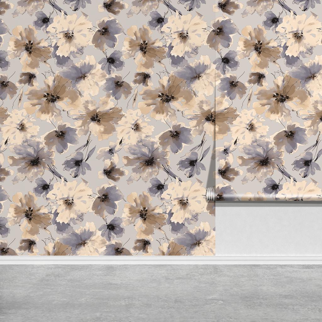 Акварельные обои с зелеными листьями, ретро, самоклеящиеся, домашний декор, контактная бумага, классические теплые белые виниловые съемные обои