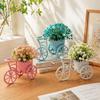 Country tyle Mini Bicycle Ornaments Miniature Garden Artificial Green Plants  Wedding Decor