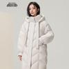 Женский пуховик средней длины свободного кроя Xuezongfei X40141192F