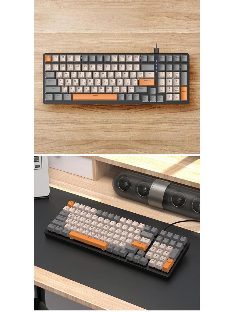 Free Wolf K3 Russian Mechanical Keyboard 980: Customized Russian Gaming Keyboard