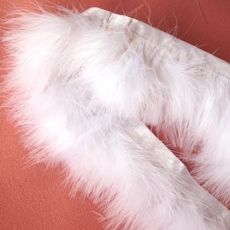 Цвет Кровеносный Сосуд Флис Перо Ткань Края Тканевая Полоска Флисовая Ткань Пояс Одежда Аксессуары Сделай Сам Автомобильный Противоскользящий Коврик Декоративный Материал