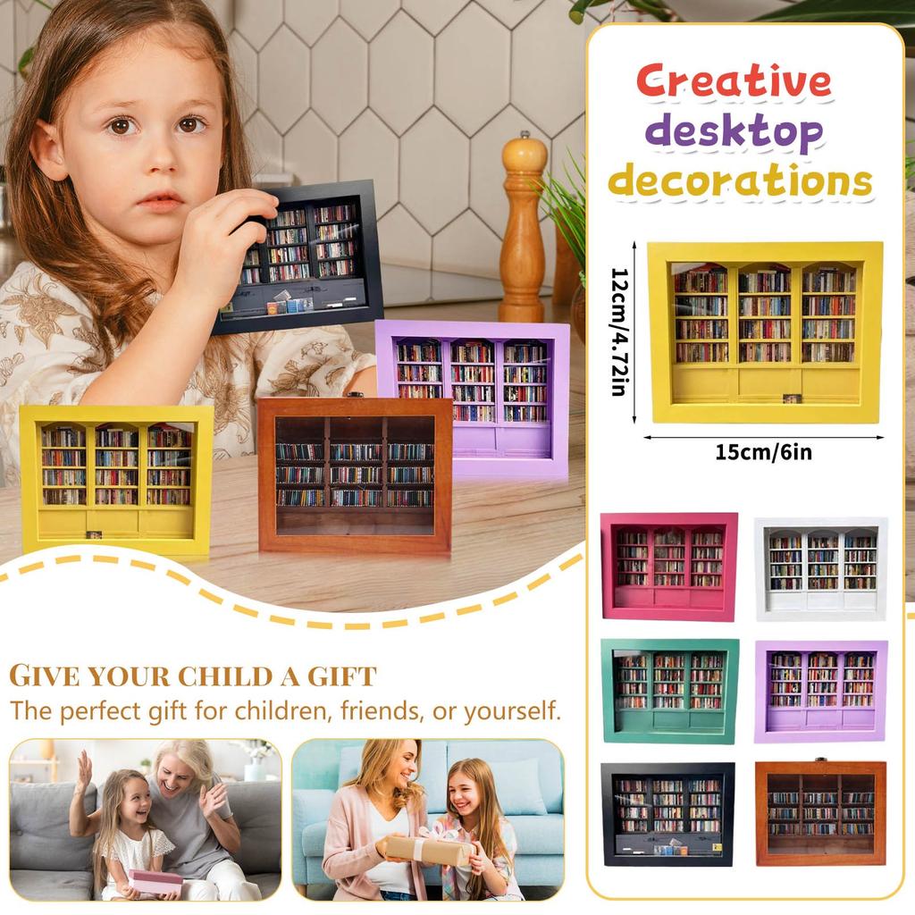Anxiety Bookshelf Book Creative Gift Desktop Ornaments