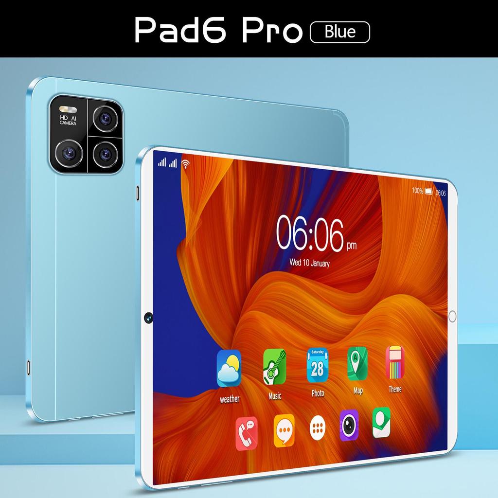 10-дюймовый Android-планшет Pad6 с Wi-Fi, двумя SIM-картами и слотом для карты