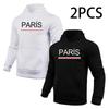 2 in 1 Hoodie for Man Paris Print Autumn Winter Daily Casual Sport Jogging Sweatshirt Home Outdoor Comfort Warm Fashion Pullover