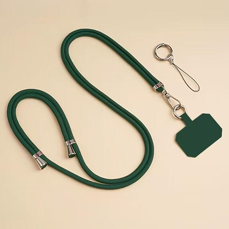 Crossbody Lanyard Necklace Strap Universal Mobile Phone Adjustment Long Hanging Rope With Clip Anti-Lost Lanyard