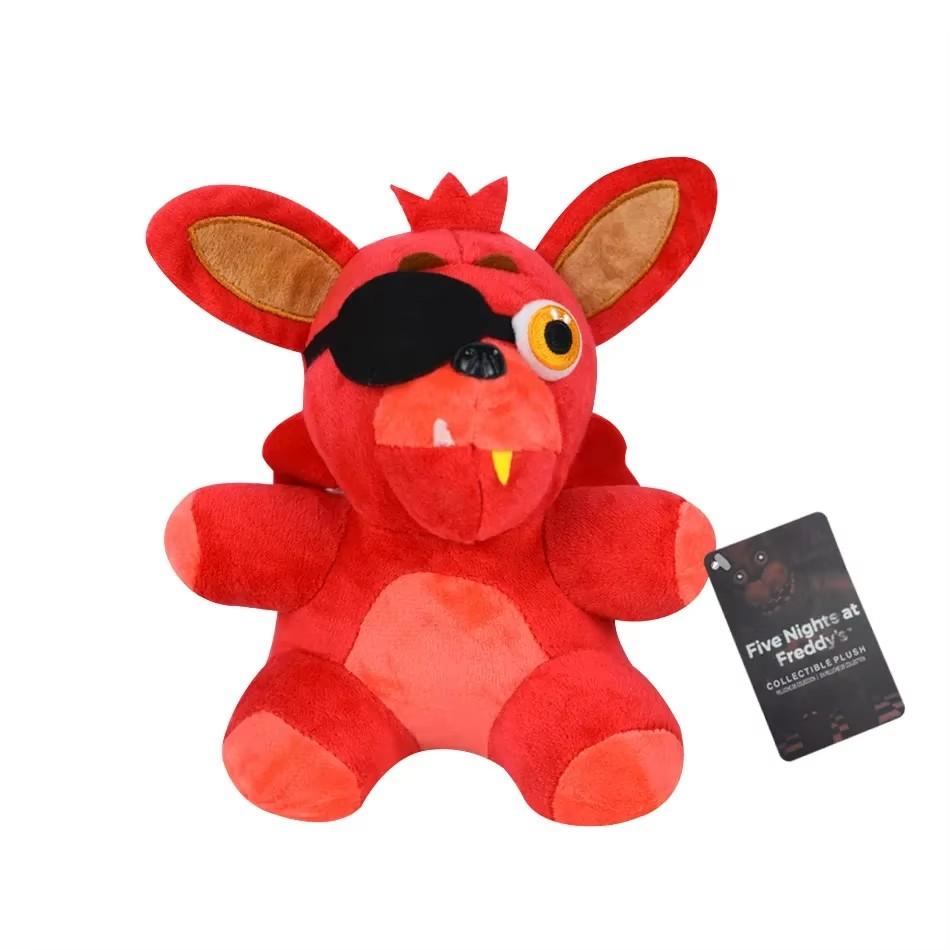 18 см Горячая распродажа Пять ночей с Фредди Fnaf Милые плюшевые игрушки Игровая кукла Медведь Бонни Лисенок Мультяшные набивные куклы Игрушка Фредди Подарки