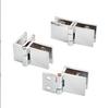 5-8mm Bathroom Decorative Connector Shower Glass Door Hinges Cabinet Cupboard Hardware Clamp Hinges