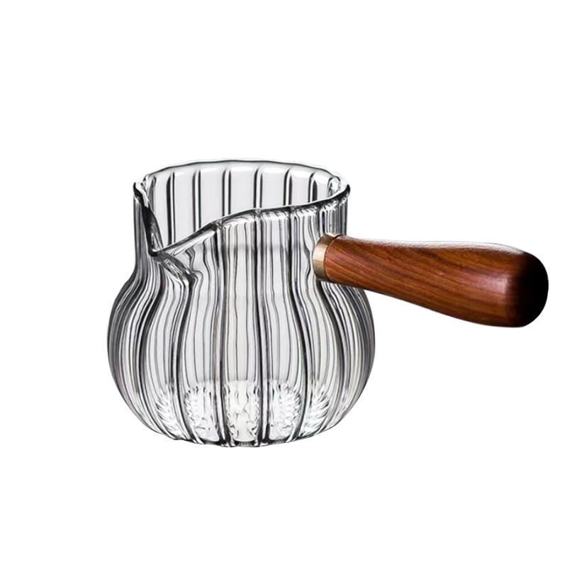 1 шт. с деревянной ручкой, термостойкий стеклянный кувшин, кухонные принадлежности, чашка для кофе и молока