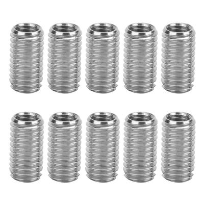 10 шт. Резьбовые вставки Переходная гайка с наружной резьбой на внутреннюю из нержавеющей стали Инструмент для ремонта Промышленная фурнитура