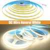 12V 24V COB LED Strip Light 320 528LEDs/M Flexible LED Tape Ribbon 3000K 4000K 6000K High Density Linear Lighting 0.5M 1M 5M 10M