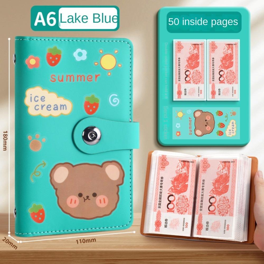 Экономьте деньги 100 конвертов Экономия денег Челлендж PU Экономия Челлендж Книга Дети