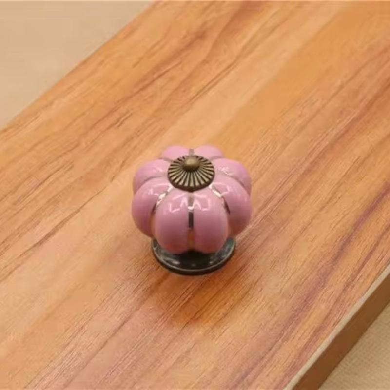 Винтажная Мебельная Ручка Дверные Ручки Мебельный Ящик Шкаф Кухонная Ручка Тыква Керамические Ручки Шкафа Ретро Фурнитура