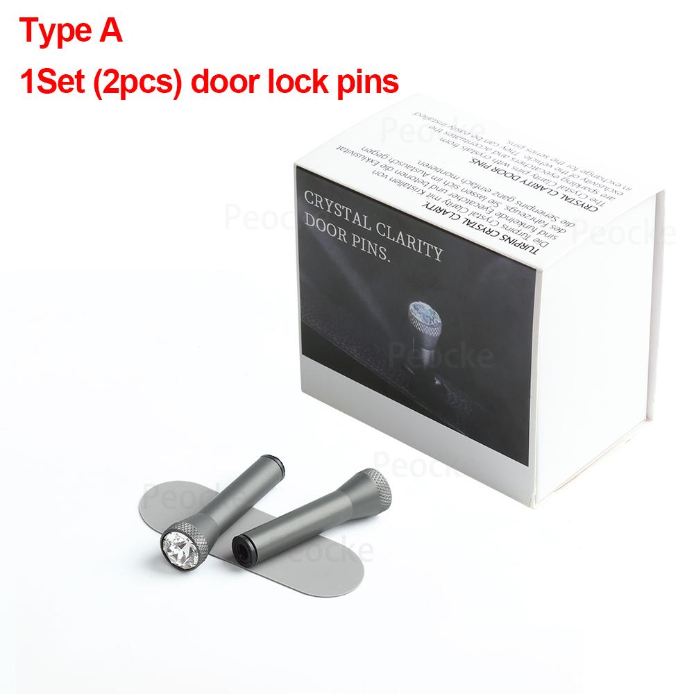Универсальный Все модели Для BMW Crystal Door Pin Lock G30 G20 X5 G05 G06 X3 G01 G08 G11 G12 F10 F20 F30 Простая установка салона автомобиля