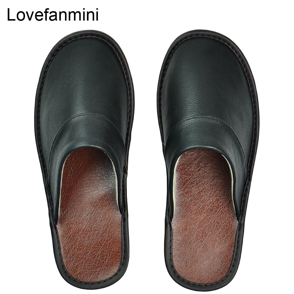 Мужские тапочки из коровьей кожи, большие размеры, льняные домашние мужские домашние домашние тапочки, женские и мужские тапочки, роскошные мягкие туфли на плоской подошве