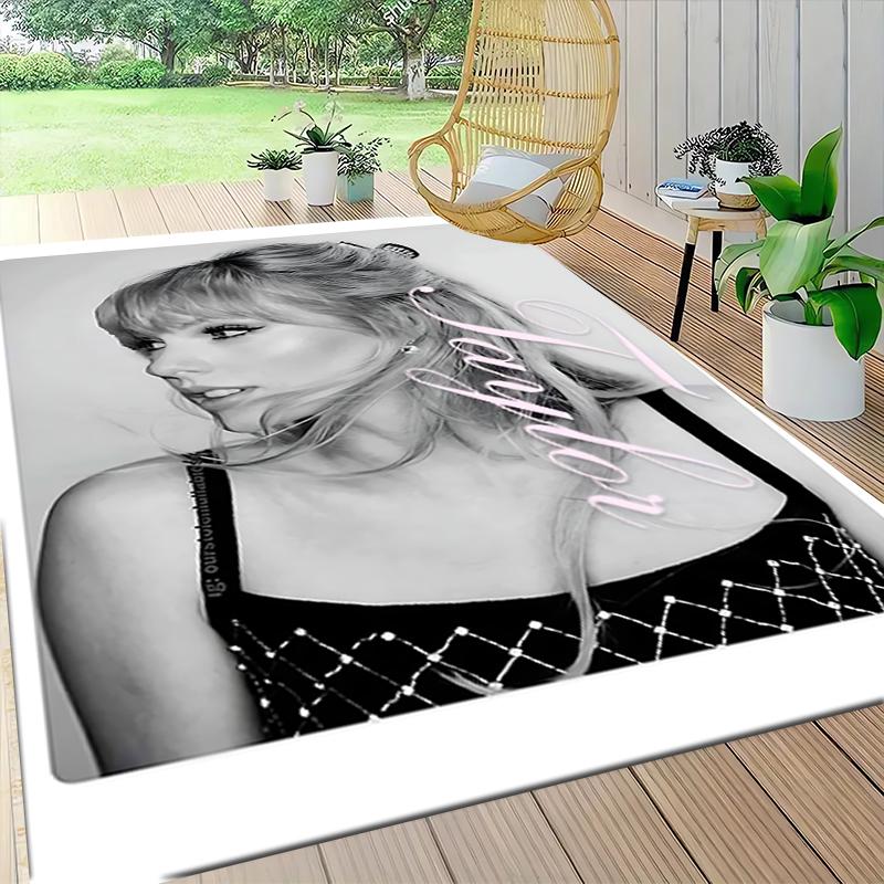 Taylor Swift Music Tour Carpet Rug Soft Washable Antislip Home Living Room Sofa Mats Personalized Christmas Rug