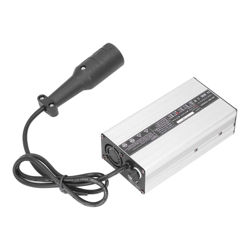 Зарядное устройство для аккумулятора Club Car 48 В 5 А 3-контактное круглое алюминиевое 60 Гц Замена для Precedent 2004–2014