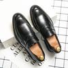 Fashion Size 38-48 Business Men Le Fu Shoes Men Outdoor Travel Comfortable Fashion Shoes European American Gentlemen's Social Shoes