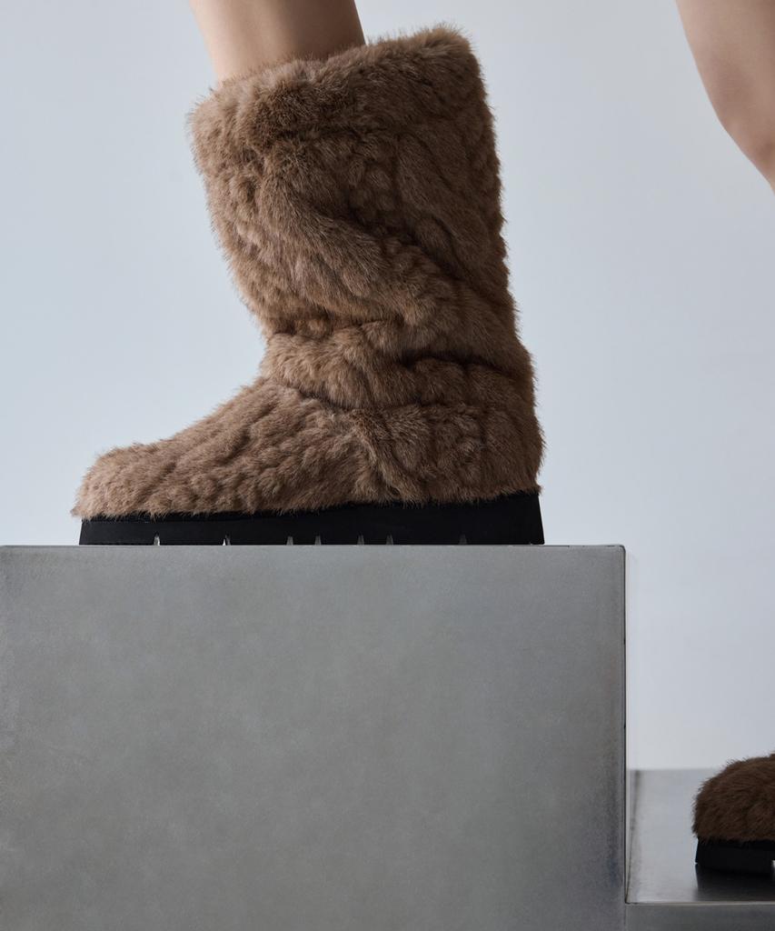 Epingler Fofo Boots Long - Knitted Fur
