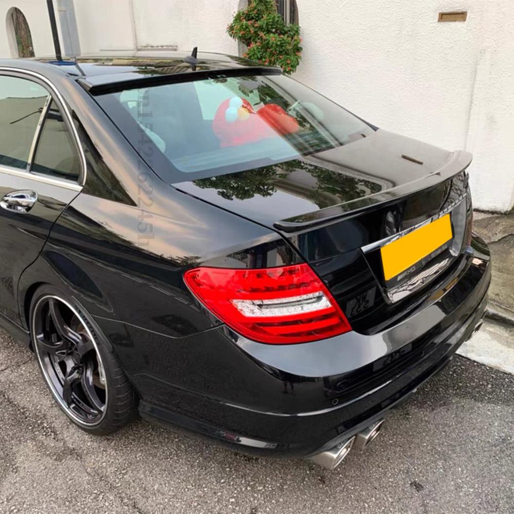 Внешняя часть задний спортивный спойлер крыло Стайлинг фейслифтинг для Mercedes Benz W204 C class 4 двери 2007-2014 C180 C200 C220 C260