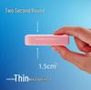 Screw-Free Cap Colored Contact Lens Case - Press-Type Double Case, Cute Ins Girly Design.