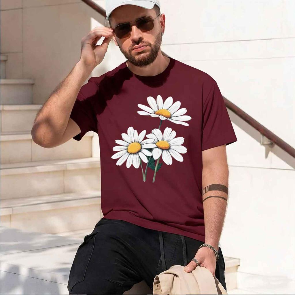 New Stylefashionable Unisexs Graphic Print Tshirt Casual Short Sleeve Crew Neck Lightweight And Breathable For Sp 2026 New