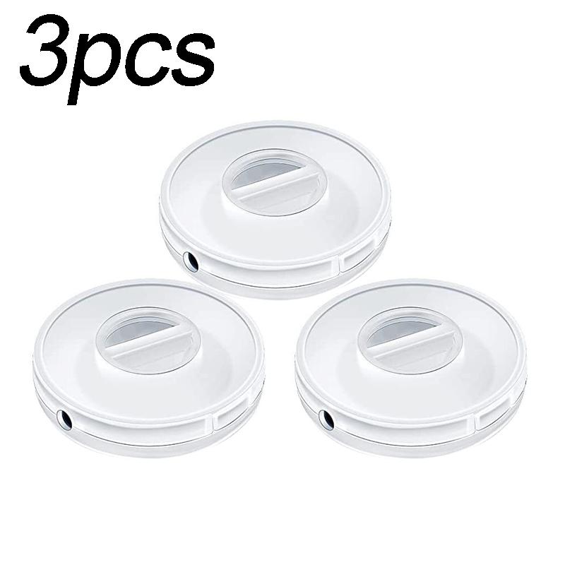 Transparent Round Wire Winder Box Cable Management Retractable Cord Organizer Portable Usb Charger Holder Earphones Cord Storage