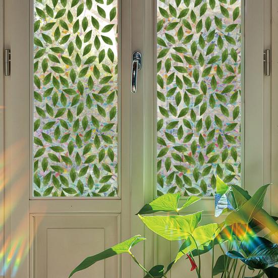 Цветочная радуга статическая наклейка на окно пленка для защиты от ультрафиолета наклейка на стекло неклеящаяся наклейка на окно для дома спальни гостиной декор