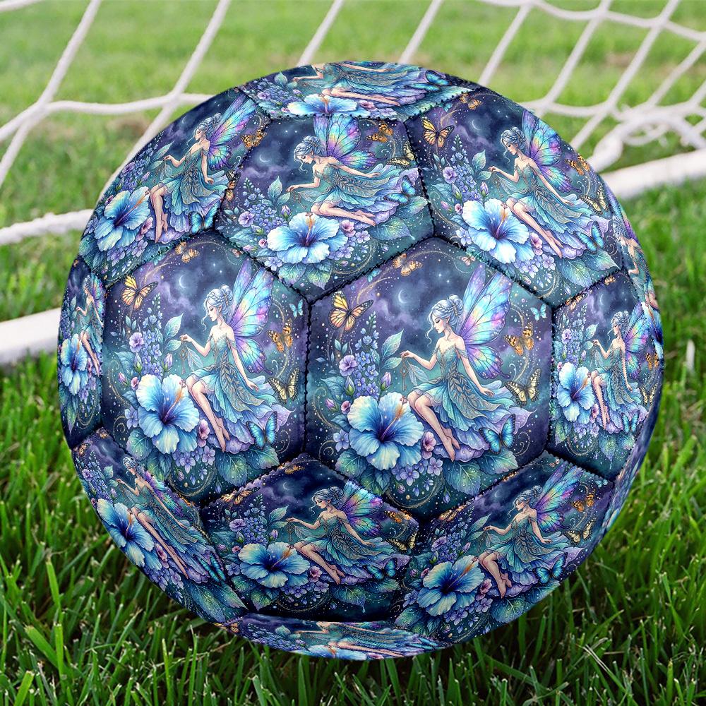1pc Fairy Garden Night Size 5 Soccer Ball Professional Lightweight Durable Match Training Football Indoor &Outdoor Sports BallTraining Ball y23