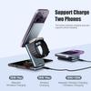 15W Magnetic Wireless Charger Stand For Apple Samsung Galaxy Watch iPhone 14 13 12 Pro Max 3 In 1 Foldable Fast Charging Station