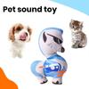 Плюшевая игрушка для домашних животных со звуком, красочный милый дизайн, пищащие звуки, чистка зубов, устойчивая к укусам, увлекательная игрушка для домашних животных