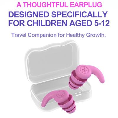 1 пара силиконовых беруш с шумоподавлением, 3 слоя беруш для сна, звукоизоляция, легкий портативный вариант для занятий спортом, плавания