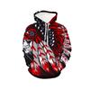 Autumn Winter Plus Size Hoodie 3D Digital Print Tree Tiger Skeleton Fish Print Plus Size Loose Casual Pullover Hoodies & Sweatshirts Men’