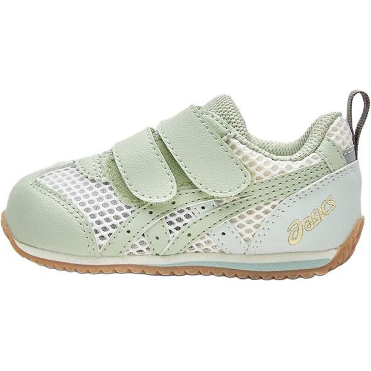 Asics Synthetic Leather Fabric Cotla Baby Cool 2 Suku Suku Soft Comfortable Low Top Casual Shoes Kids Sneaker Green 1144A394-102