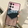 Forest Geometry Wood Nature Phone Case For Samsung Galaxy S23 S20 FE S21 FE S22 Ultra Note20 Note10 S8 S9 S10 Plus Cover