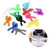 12Pcs Cocktail Marker Cute Reusable Detachable Fun Silicone Creative Climbing Man Style Wine Glass Marker  Charm Tag Restaurant Supplies