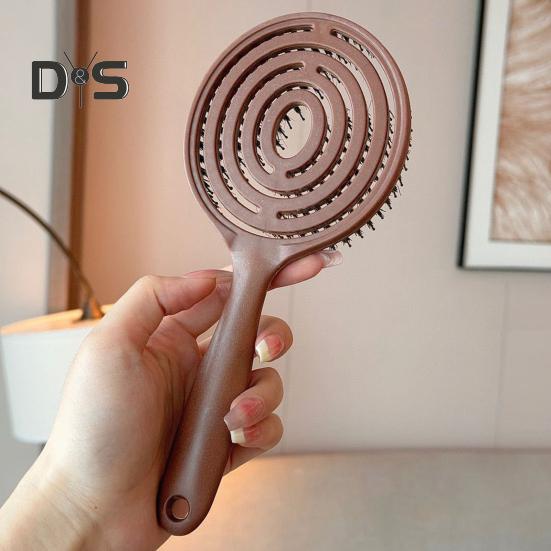 1/2 шт. вентилируемая массажная щетка для кожи головы эргономичная ручка антистатическая тонкая густая вьющаяся длинная расческа для мужчин и женщин укладка волос распутывание расческа