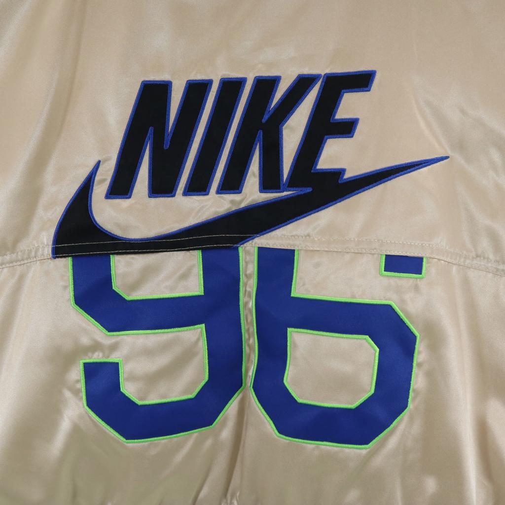 Nike Логотип на спине Плетеная парка-анорак M Цвет слоновой кости Куртки, пуловеры, толстовки Женские Б/у